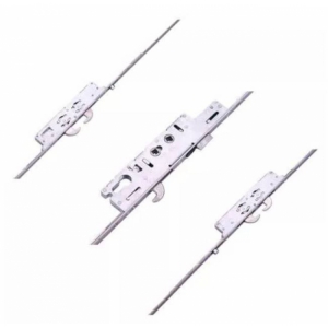 Ingenious Duplex Latch 5 Hook 2 Roller Double Spindle Multipoint Door Lock (top hook to spindle 733mm)